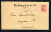 NEW ZEALAND 1941 Geo 6th 1d Red on cover. The Saracen Shoe Co Ltd. Gisborne. - 30755 - PostalHist