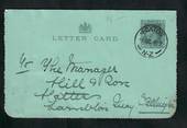 NEW ZEALAND 1916 Lettercard from Foxton to Wellington. - 30761 - PostalStaty