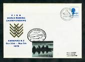 NEW ZEALAND 1978 World Rowing Championships. Cinderella on cover with special Postmark. - 30777 - Cinderellas
