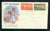 NEW ZEALAND 1951 Health. Set of 2 on illustrated first day cover. - 30796 - FDC
