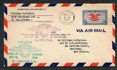 USA 1938 National Airmail Week May 15 to May 21 1938. Airmail Letter from El Paso Texas to Carlsbad New Mexico with two cachets.