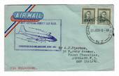 NEW ZEALAND 1951 Flight Cover. First Official Direct Air Mail from Christchurch to Melbourne. Cover sent from Christchurch to Au