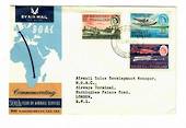 RHODESIA & NYASALAND 1962 BOAC 30th Year of Airmail Service to London. - 30868 - PostalHist