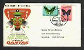 PAPUA NEW GUINEA 1967 Qantas Coronation Flight Cover from First Flight from Port Moresby to Manila. - 30892 - PostalHist