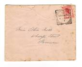 NEW ZEALAND 1901 1d Dominion on first day cover. Alittle tired. A little toning. - 30915 - FDC