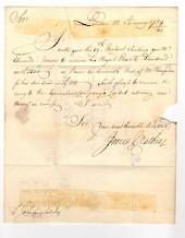 GREAT BRITAIN 1739 Entire addressed to John Campbell Edinburgh. - 30932 - PostalHist