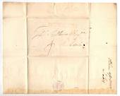 GREAT BRITAIN 1808 Entire 27/4/1808 from Oldham to Rochdale. Manuscript 1d cancelled Manuscript 5 in black. RETURN UNPAID in rec