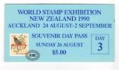 NEW ZEALAND 1990 Orchids. Imperforate miniature sheet. Sold as a season ticket for the New Zealand World Stamp Exhibition. - 30