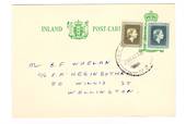 NEW ZEALAND 1953 Elizabeth 2nd Officials. Set of 2 on first day postcard 1/3/1963. - 30975 - FDC