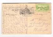 NEW ZEALAND 1925 Dunedin Exhibtion ½d Green on postacrd of the dome by night. - 30976 - PostalHist