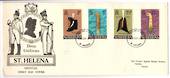 ST HELENA 1973 Military Equipment. Fourth series. Set of 4 on first day cover. - 30978 - FDC