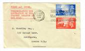 CHANNEL ISLANDS 1948 Definitives. Set of 2 on first day cover. - 30983 - FDC