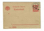 BAVARIA 1897 Lettercard 10pf Red Postmark NUERNBERG but no other sign of usage. From the collection of H Pies-Lintz. - 30989 - P