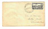 NEW ZEALAND 1932 Letter from Palmerston North to Wellington flown on Christmas Flight. - 31003 -
