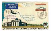 INDIA 1968 Opening of Katunayake Airport. - 31004 - PostalHist