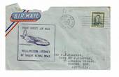 AUSTRALIA 1950 Letter to New Zealand Per Solent Flying Boat Sydney to Wellington. Untidy. - 31005 -