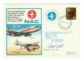 NEW ZEALAND 1978 Cover Commemorating the Last Domestic Flight of NAC. Flown on light 434 Wellington to Auckland 31/3/78 and Flig