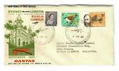 AUSTRALIA 1965 Inaugueral Flight Sydney to London through Kuala Lumpur. Letter to Kuala Lumpur. - 31016 -