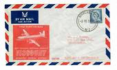 NEW ZEALAND 1958 First Flight Airmail NAC Viscount. Auckland to Christchurch. - 31017 -