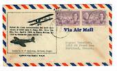 USA 1936 Tenth Anniversary of the CAM Route 5 from Pasco Wis Boise Ida Elko Nev. Flown from Pasco. - 31019 - PostalHist