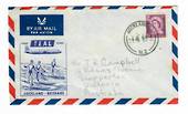 NEW ZEALAND 1959 Cover First TEAL Flight Auckland to Brisbane. - 31026 -