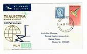 NEW ZEALAND 1959 Tealectra First Flight  Auckland to Sydney. - 31053 -