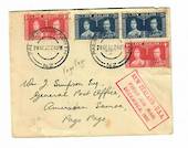 NEW ZEALAND 1937 New Zealand to USA First Airmail Flight December 1937. Envelope to Pago Pago. Backstamp. - 31066 - PostalHist