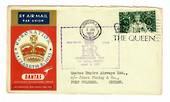 GREAT BRITAIN 1953 Qantas Coronation Flight Cover from London to Ceylon. - 31067 -