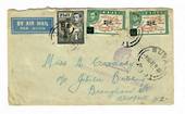 FIJI 1941 First TransPacific Air Mail Suva to Auckland. Tatty. - 31078 - PostalHist