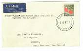 NEW ZEALAND 1967 First Flight DC8 from Auckland to Papeete 5/11/1967. Cover. - 31088 - PostalHist