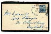 USA 1905 Mourning cover to England. Flap missing. - 31104 - PostalHist
