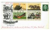 USA 1970 Museum of Natural History. Block of 4 on first day cover. - 31118 - FDC