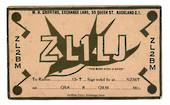 NEW ZEALAND QSL card ZL1LJ. - 31133 - Postcard