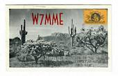 USA QSL Card.   W7MME. - 31134 - Postcard