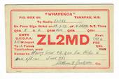 NEW ZEALAND QSL card ZL2MD. - 31138 - Postcard