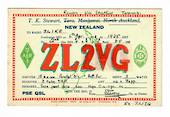 NEW ZEALAND QSL card ZL2VG. - 31139 - Postcard