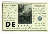 EAST GERMANY QSL Card DE2555/1. - 31142 - Postcard