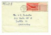 USA 1946 Airmail Letter to New Zealand.