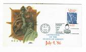 USA 1986 Centenary of the Statue of Liberty on first day cover. - 31200 - FDC
