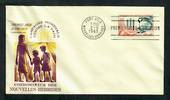 NOUVELLES HEBRIDES 1963 Freedom From Hunger on first day cover. - 31253 - FDC