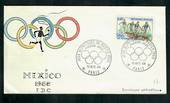 FRANCE 1968 Olympics on first day cover. - 31258 - FDC
