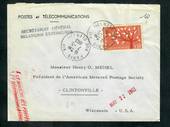 FRANCE 1963 Letter from Postes et Telecommunications Secretariat General Relations Exterieures to President de l'Ameriacan Meter