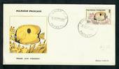 FRENCH POLYNESIA 1962 Fish 10fr on first day cover. - 31267 - PostalHist