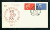 FRANCE 1961 Europa. Set of 2 on first day cover. - 31272 - FDC