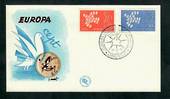 FRANCE 1961 Europa. Set of 2 on first day cover. - 31274 - FDC