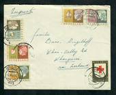 NETHERLANDS 1953 Cover to New Zealand with the 1953 Child Welfare set of 5. - 31280 - PostalHist