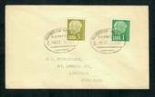 SAAR 1957 Cover with Railway Travelling Post Office postmarks. - 31307 - Postmark