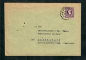 GERMANY Allied Occupation 1945 Nice cover from British and American Zone to Dusseldorf. The postal zone marking (22) is typed on