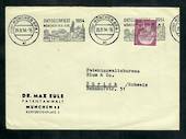 WEST GERMANY 1954 Special Postmark Munich Oktoberfest. Cover to Switzerland. - 31340 - PostalHist