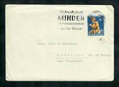 WEST GERMANY 1958 Letter to New Zealand with 40pf + 10pf Humanitarian Relief Fund. - 31346 - PostalHist